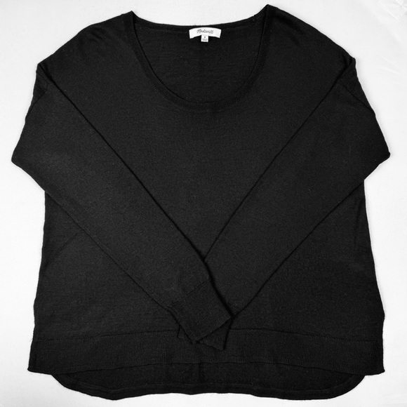 Madewell Southstar Merino Wool Knit Blend Classic Crew Pullover - Picture 3 of 11